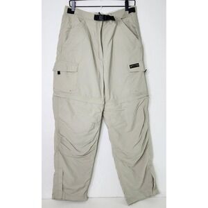 Sportsman Warehouse Outfitters UPF30 Pants Men XL Beige Convertible Cargo Hiking